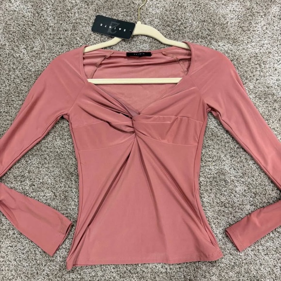 Dusty Pink Long Sleeve Top - Picture 1 of 1